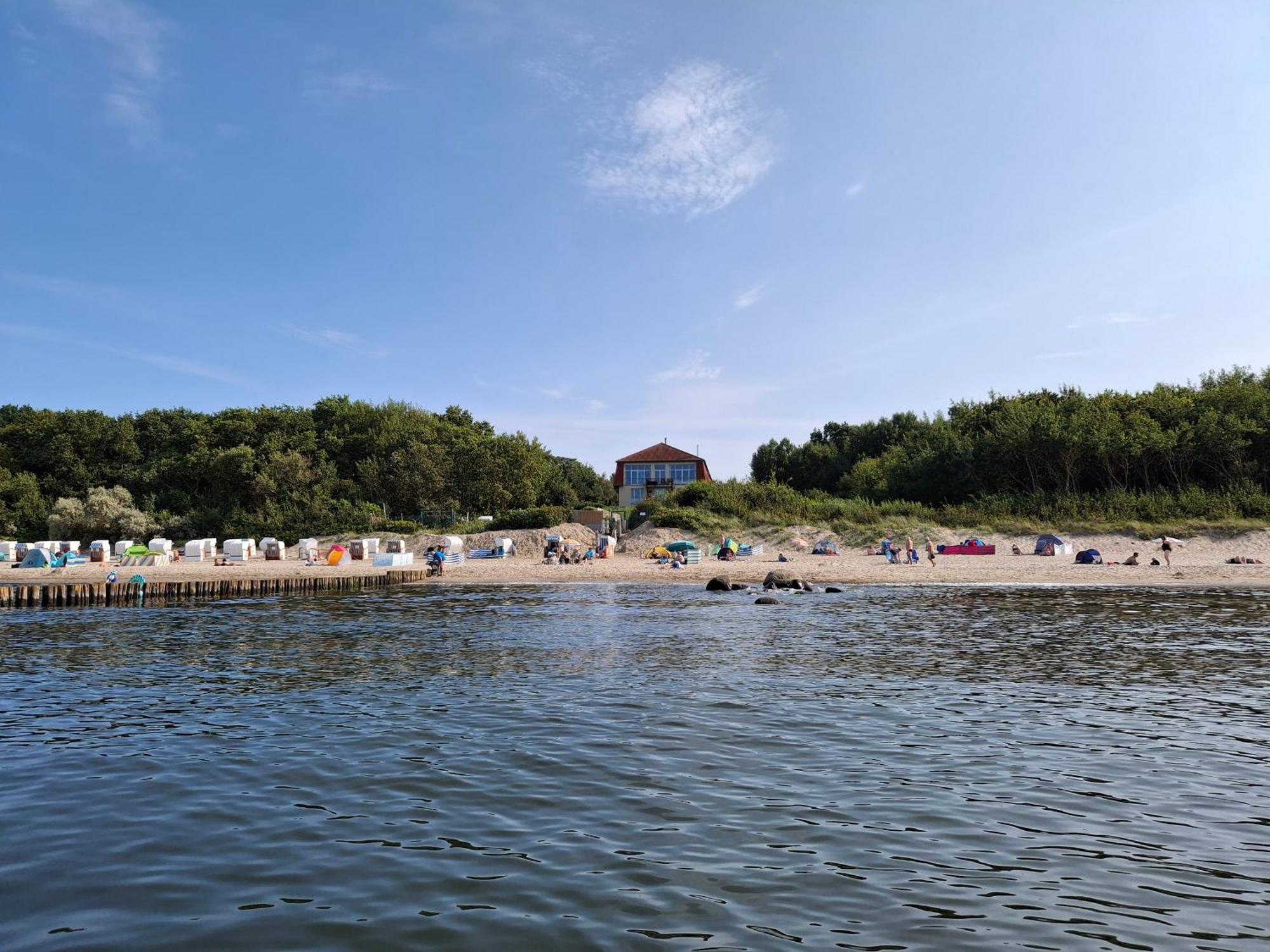 Kleine Ferienwohnung Am Strand In Кюлунгсборн Экстерьер фото